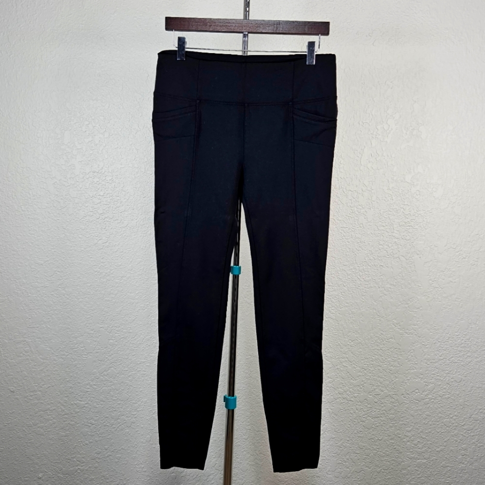 Athleta Women's black color leggins Large size